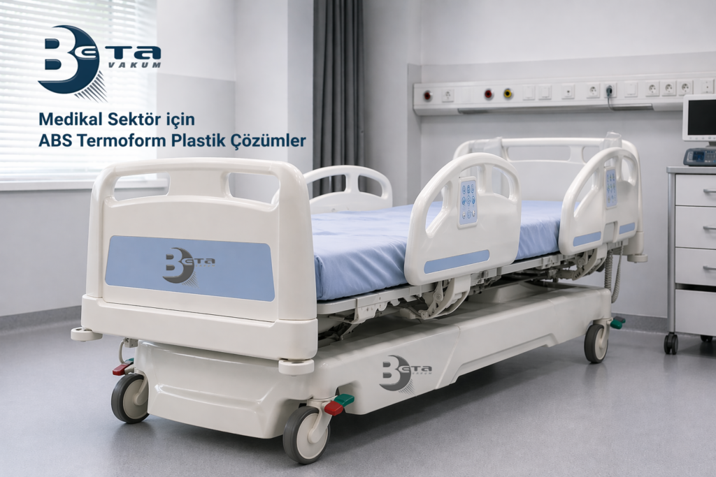 Medikal sektör için ABS termoform plastik parça üretimi — Beta Vakum